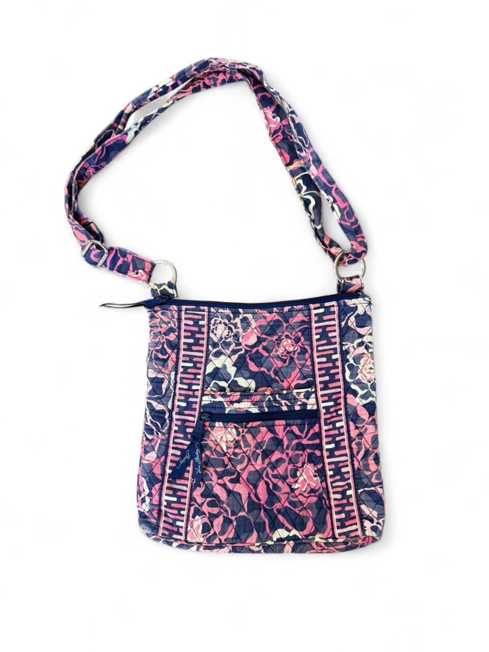 Vera Bradley Quilted Cotton Hipster Crossbody Bag - Katalina Pink Floral